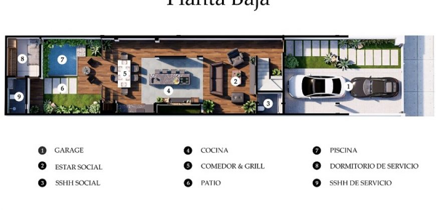 En venta hermosa casa compacta y de Lujo en Villa Aurelia, Asunción-Paraguay