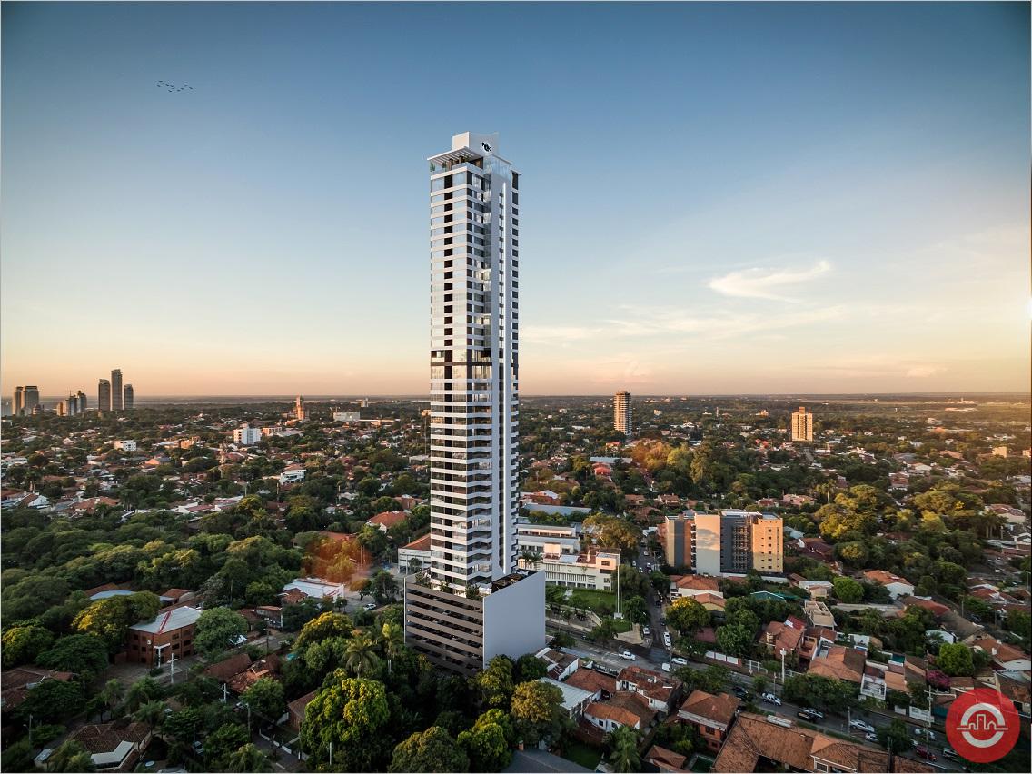 En Venta último departamento Penthouse de 2 dormitorios en Petra Tower, la torre mas alta del país en el mejor lugar de Asunción.