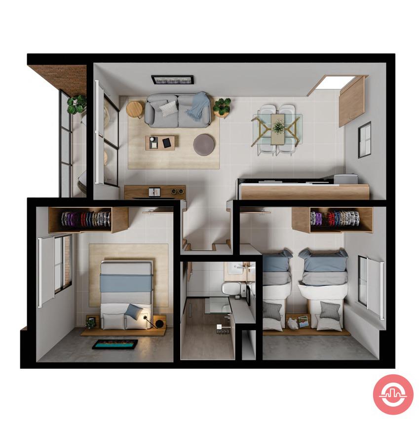 En venta departamentos de 1 y 2 dormitorios en Zuba VI, zona Cit, Luque-Paraguay