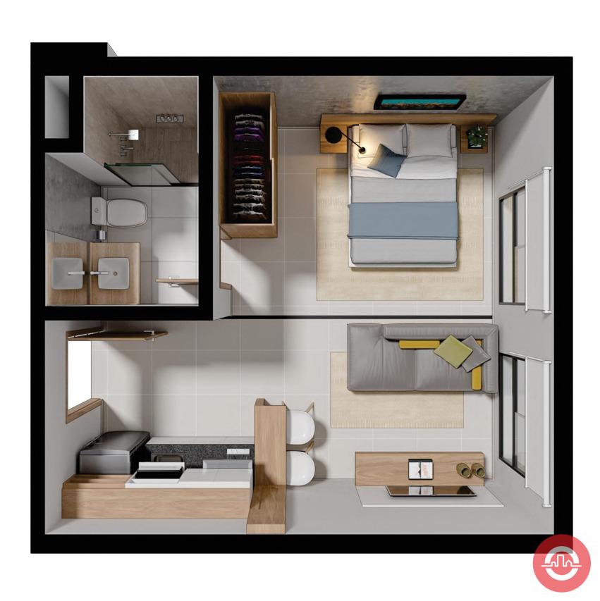 En venta departamentos de 1 y 2 dormitorios en Zuba VI, zona Cit, Luque-Paraguay